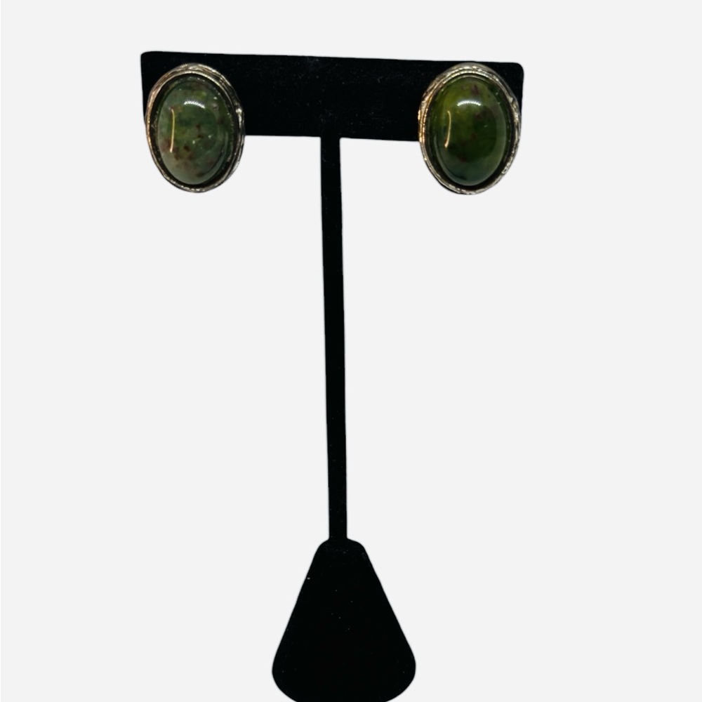 OCLI Vintage Faux Jade Earrings